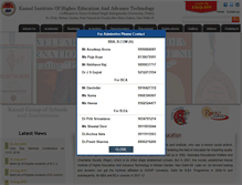 Tablet Screenshot of kamalinstitute.com